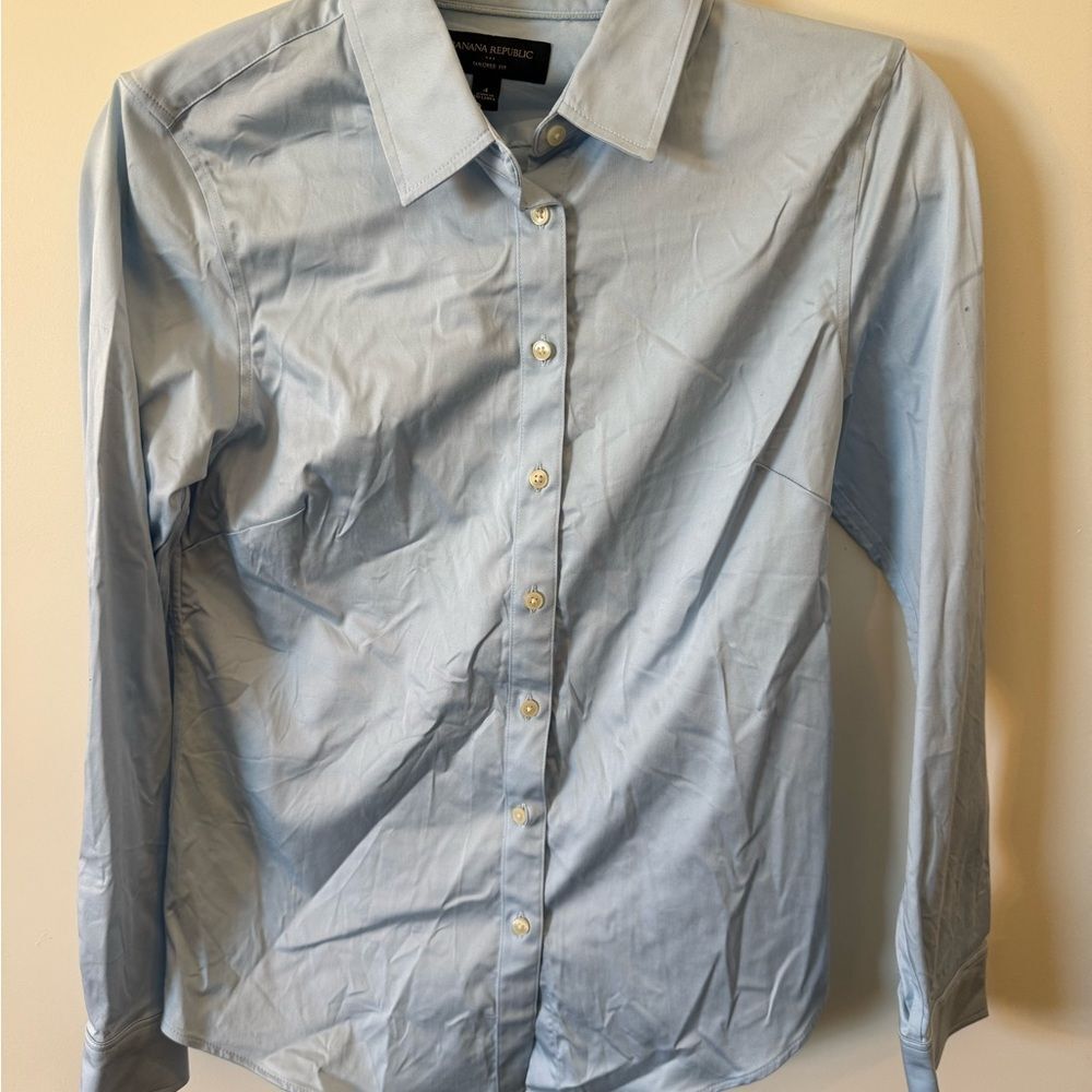 Banana Republic Sky Blue Dress Shirt